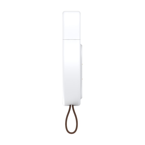 Matkustuskäyttöön sopiva langaton magneettinen USB-laturipohja älykellolle white