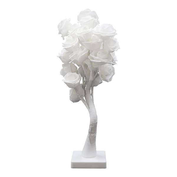 LED Bordlampe Rose Form Blomstrende Rose Lampe