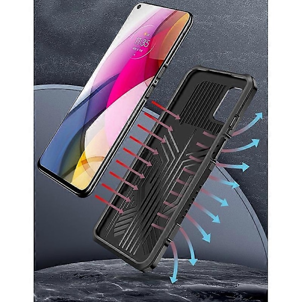 Motorola Moto G Play -puhelimelle tarkoitettu Machine Armor Warrior -iskunkestävä PC + TPU -suojakotelo