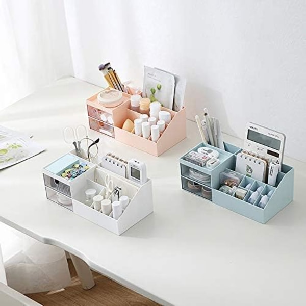 Kosmetik Organizer Display og Opbevaringsstativ (Pink)