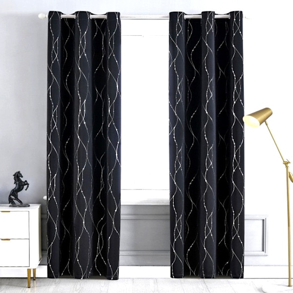 Gardiner, varm silver högprecision full blackout gardiner