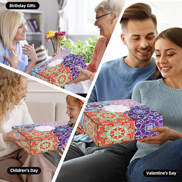 Doftljus Presentförpackning för Kvinnor, Sojavaxljus Presenter för Avkoppling och Egenvård, Idealiska Födelsedags- eller Morsdagspresenter till Mamma och Fru