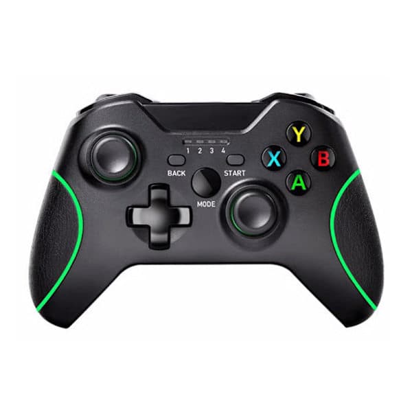 Trådløs controller, spilcontroller Gamepad 2.4ghz Sort
