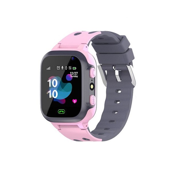 Lasten älykello musiikkisoittimella, askelmittarilla ja matematiikkapelillä pink