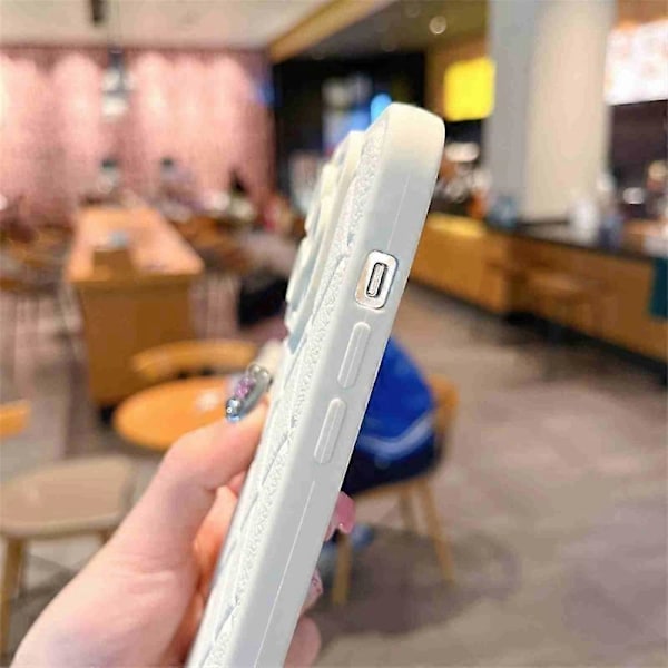 För iPhone 14 Pro Skal TPU Rombmönster Halkfritt Grepp Telefonskydd