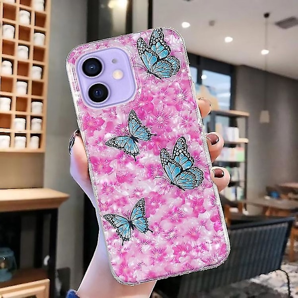 Til Iphone 12 Imd Shell Mønster Tpu Telefon Cover
