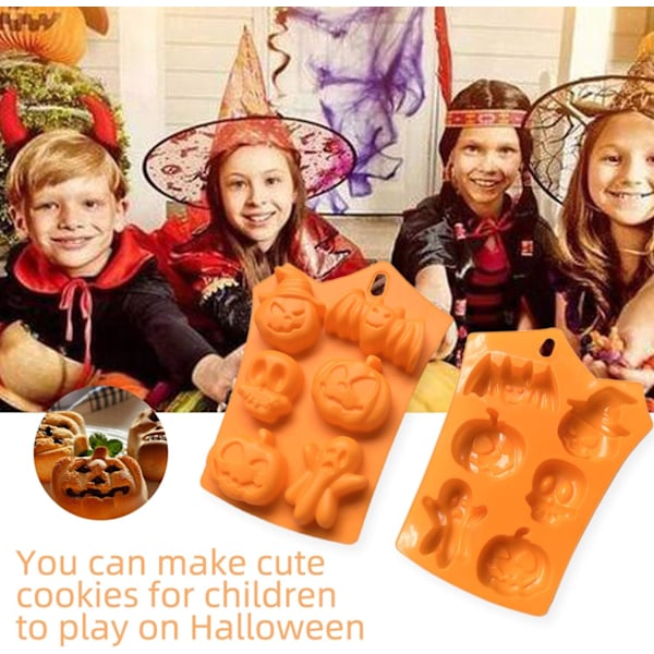 6-håls Halloween Bat Ghost Cookieform Isbitform