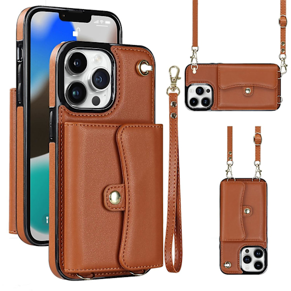 Crossbody-puhelinlaukku iPhone 13 Pro Maxille