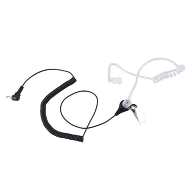 3,5 mm Headset Øretelefon Headset 1 Pin Ham- Amatørradio Sort