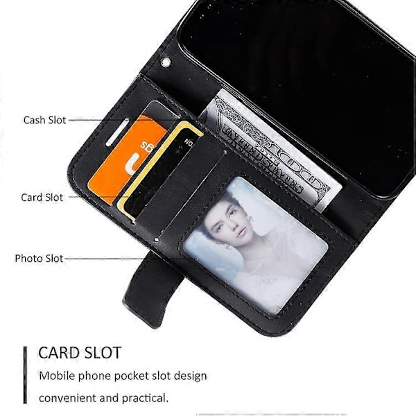 Skin Feel Splejsning Læder Mobiltelefon Cover til iPhone 15