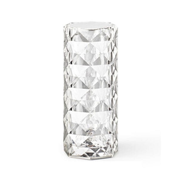 LED skrivebordslampe krystall, diamant nattbordslampe, atmosfærelampe