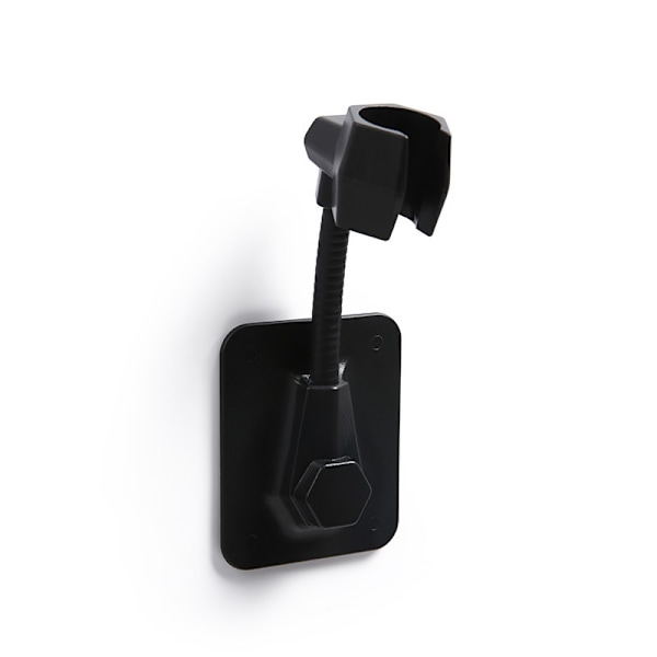 Dusjhodeholder for bad uten boring, hengende dusjhode black