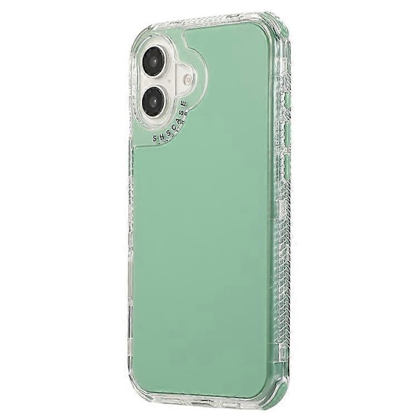 Yhteensopiva iPhone 16 Plus -kuori 3-in-1 pudotussuojattu PC+TPU-puhelinkuori
