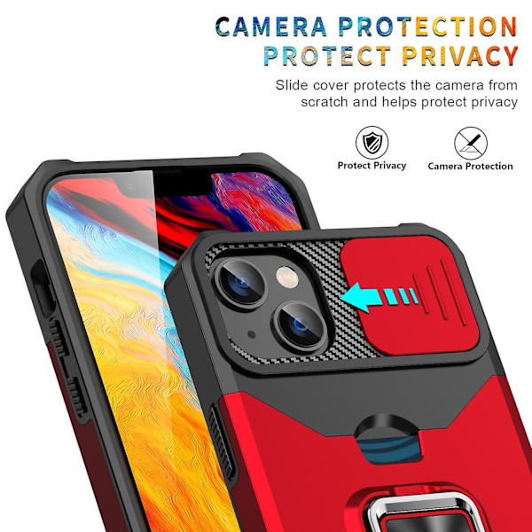 Liukuva Camshield-korttipuhelinkotelo iPhone 14 Pro Maxille