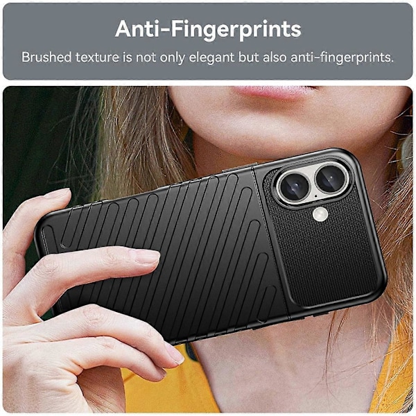 Thunderbolt TPU Telefoncover til iPhone 16 Plus