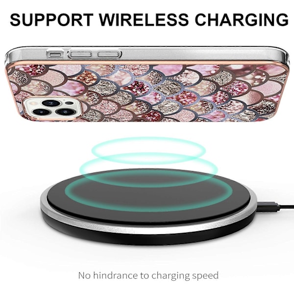 Elektroplettering TPU-etui til iPhone 16 Pro