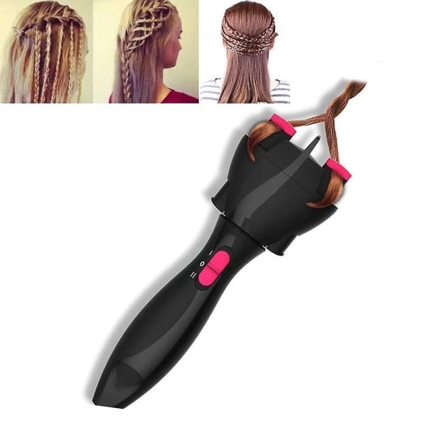 Elektrisk Hårflätare, Automatisk Snabb Twist Twister Hårflätare, Smart DIY Magic Hårstyling Verktyg Rullar Hårfläta Verktyg Julgåva