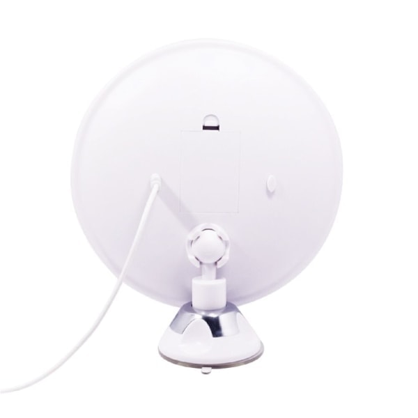 UNIQ Peili imukupilla, LED-valolla ja x10 suurennuksella, valkoinen