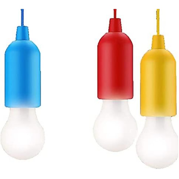 7-pack Utomhus Sladdlampor Vattentäta Sfäriska Campinglampor