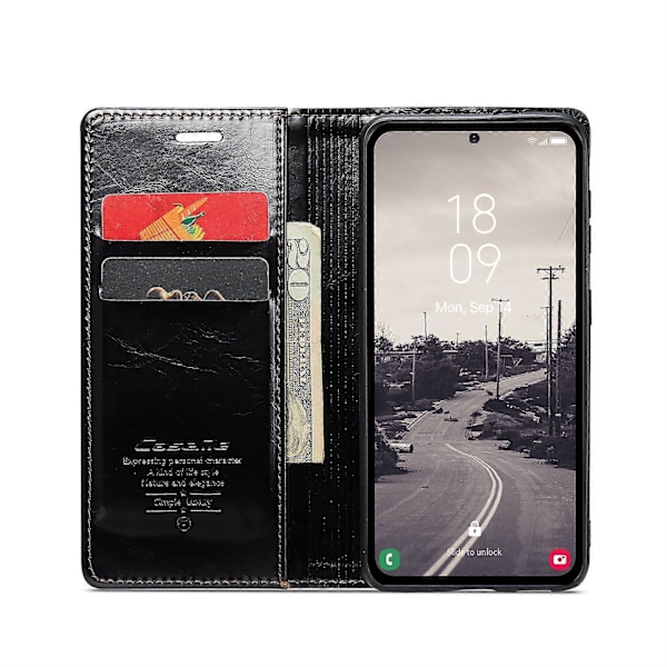 Til Samsung Galaxy A54 5G CaseMe 003 Crazy Horse Tekstur Læder Telefon Cover