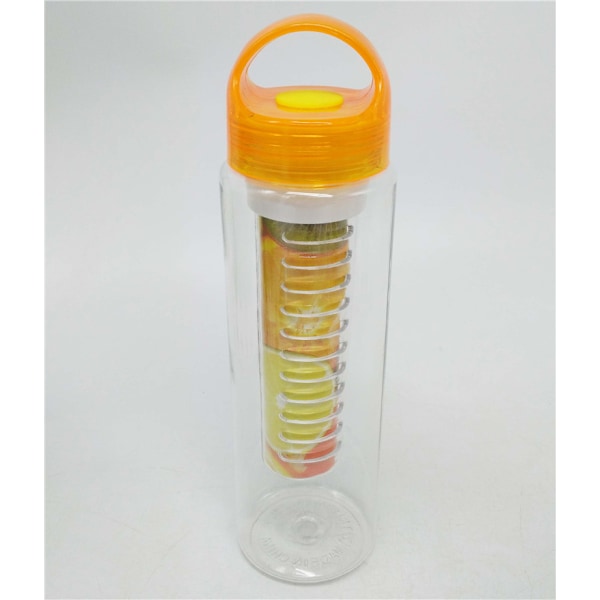 Hedelmäinfuusiopullo Muovinen juomapullo 700ml yellow