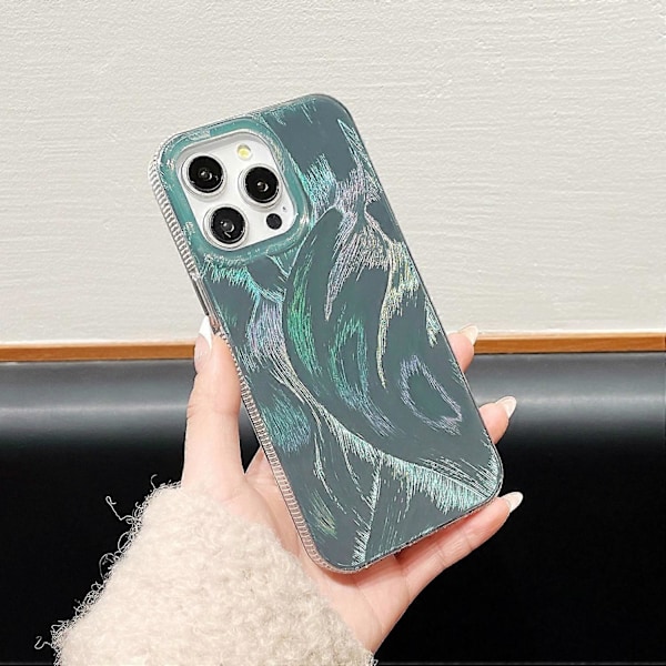 Til iPhone 13 Pro Max 6,7 tommer telefoncover IMD Design Hybrid TPU+PC telefonetui