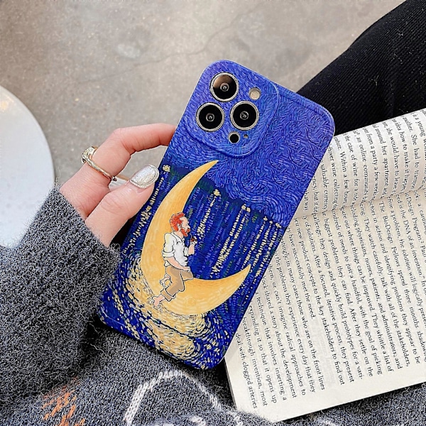 IPhone 13 Pro Max TPU -kuvioinen iskunkestävä puhelinkotelo