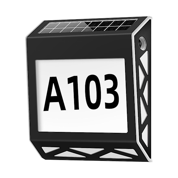Ovinumerovalo, kodin autotallin oven merkkivalo, seinävalaisin