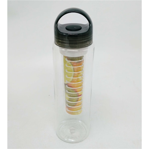 Hedelmäinfuusiopullo Muovinen juomapullo 700ml black