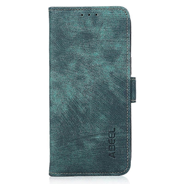 Retro Plånboksfodral för iPhone 15 Pro Max PU Läder Stötsäkert Ställ