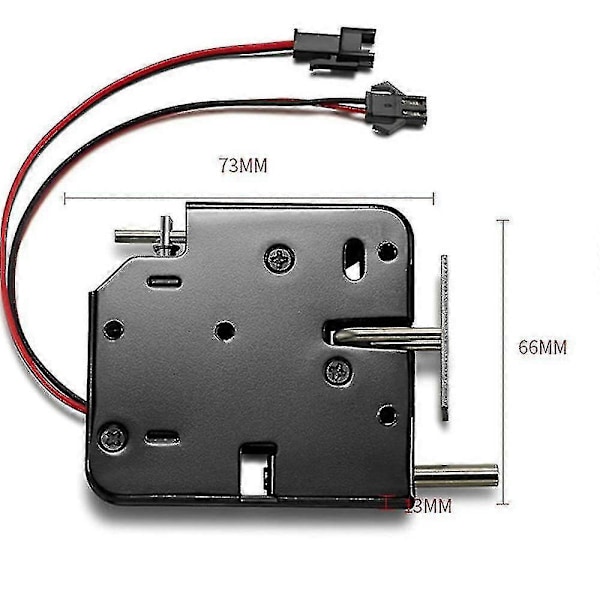 2x 12v 2a Intelligent Elektronisk Kontroll Elektromagnetiskt Lås, Skåplås, Passerkontroll S -gt