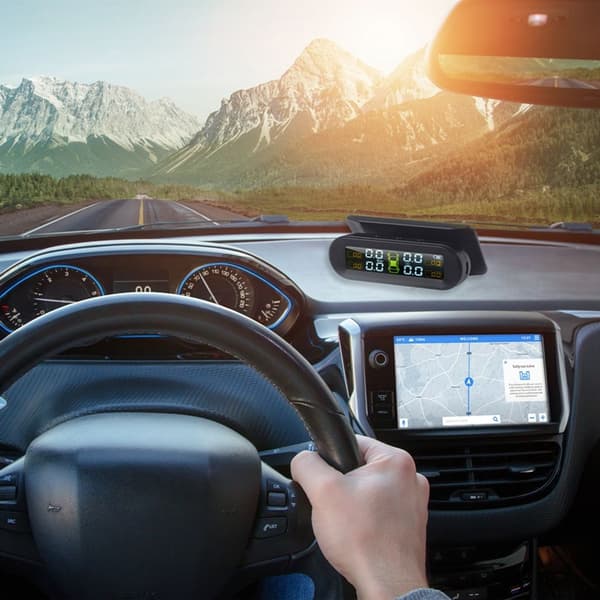 LCD-skjerm Auto Sikkerhetsalarmsystemer Dekktrykk