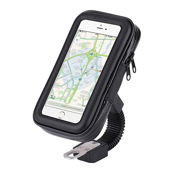 Vanntett mobiltelefonholder for motorsykkel