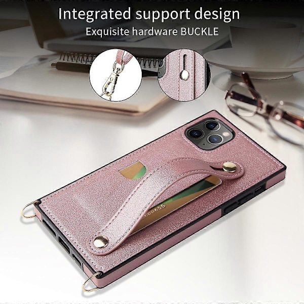 iPhone 14 Plus -puhelimen suojakotelo kaulanauhalla, iskunkestävä