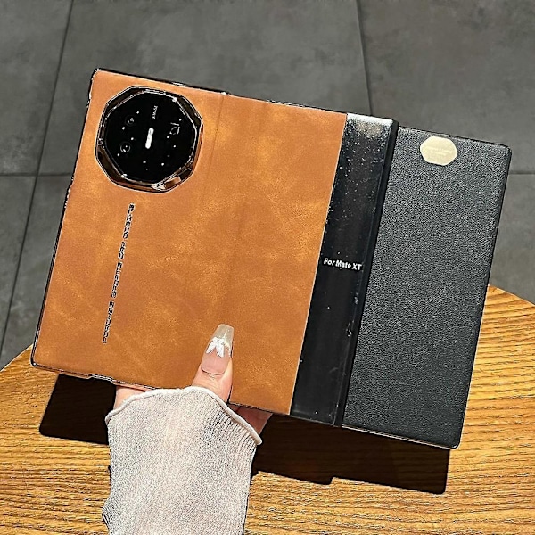 Til Huawei Mate XT Ultimate Case Fåreskind Læder+PC Telefon Cover