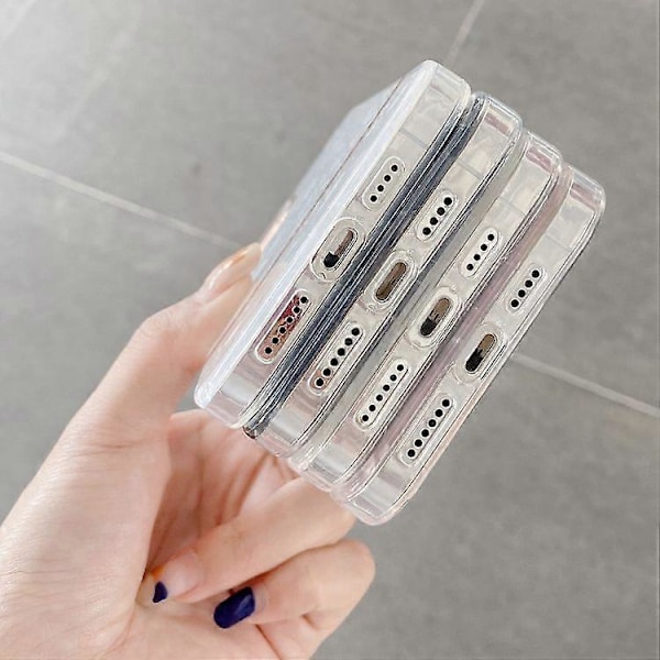 Elektropläterat TPU-skal med textur för iPhone 15