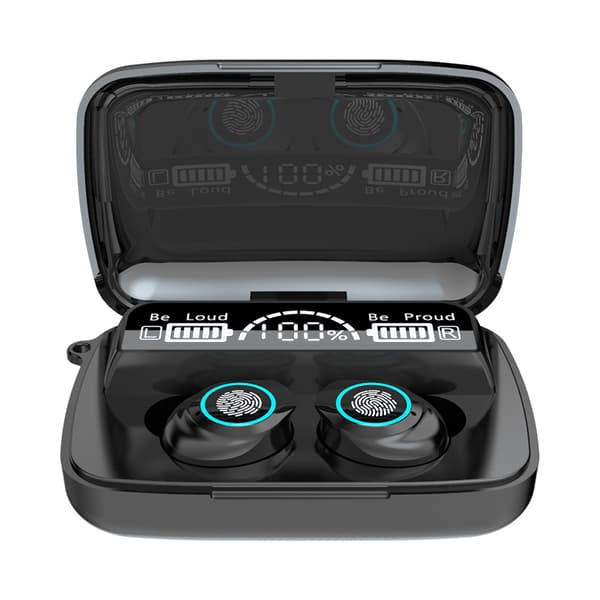 In-ear touch sports vanntett Led digitalt display bluetooth