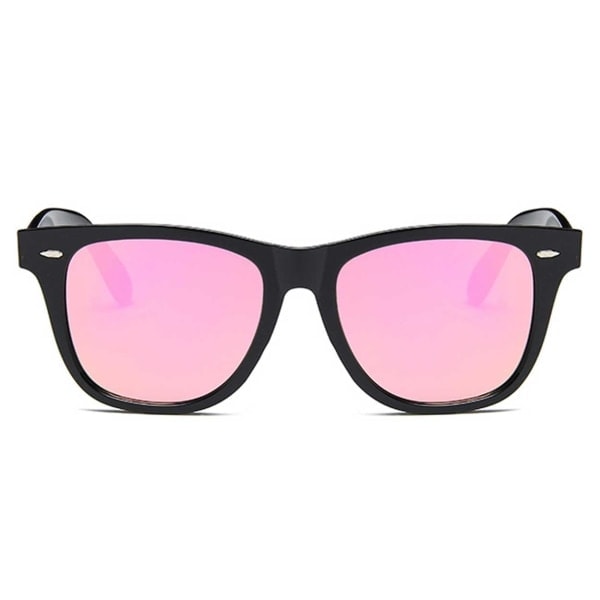 Sort Wayfarer Solbriller Pink Spejlglas Sort