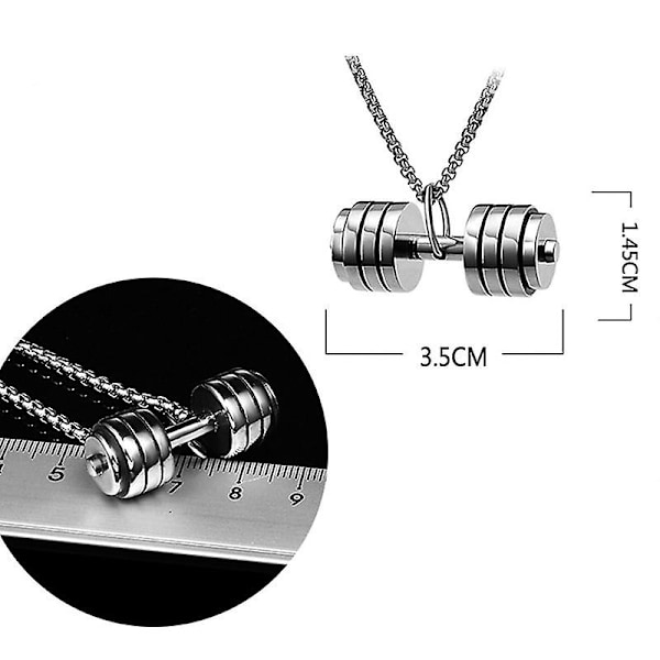Hantel-Statement Halsband