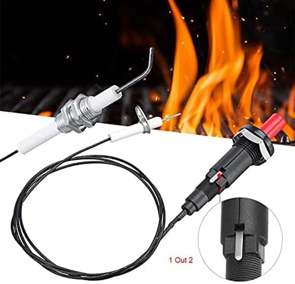 2-pack Piezo Tändare Kit Piezo Tändare Stifttyp Gasgrill