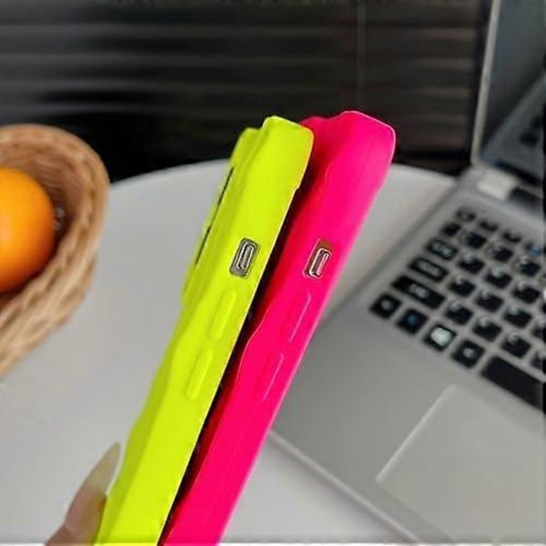 Caseative etui til iPhone 14 Pro Max, Plisseret vandbølge krombølge mønster blødt kompatibelt med iPhone etui