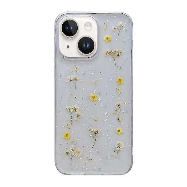 Gypsophila TPU-skal för iPhone 15 Plus