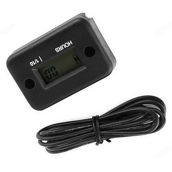 Liten vanntett digital timer for gressklippere, generatorer