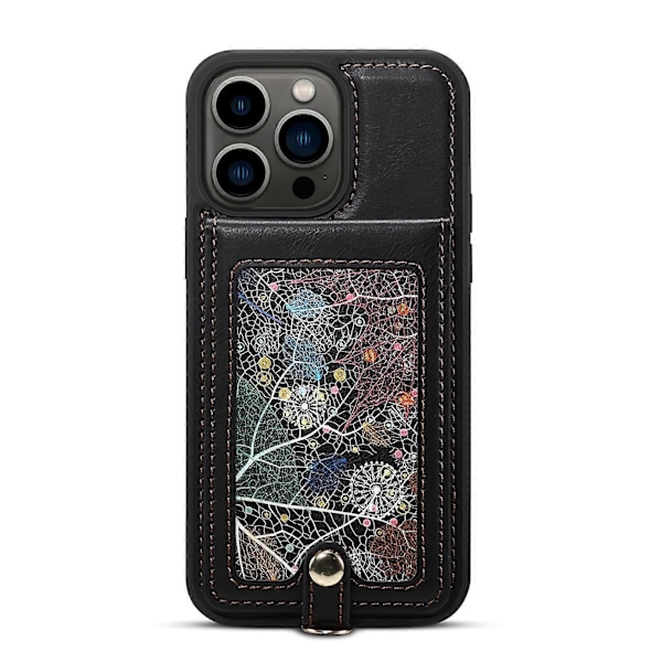 Telefondeksel med kortholder for iPhone 14 Pro Max