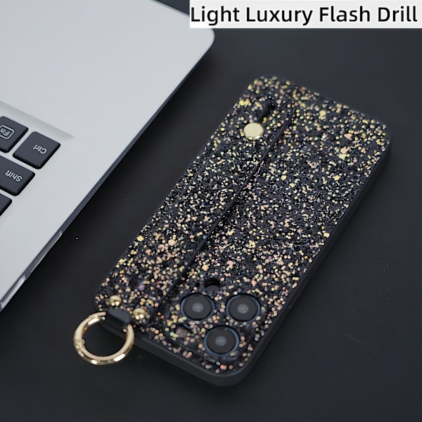 Flash Diamond Armbandsfodral för iPhone 15