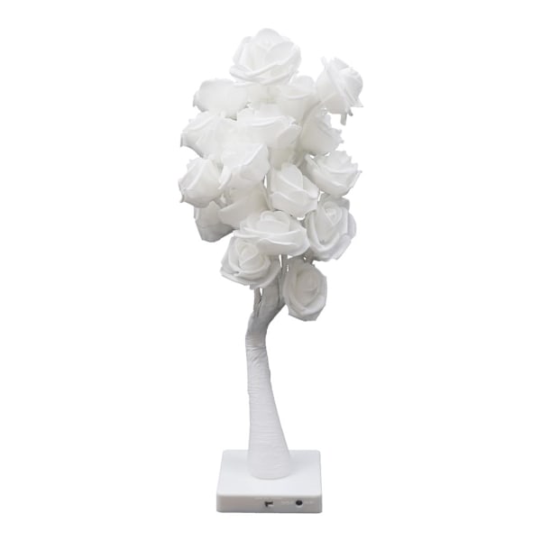 LED-skrivbordslampa Rosform Blommande Roslampa