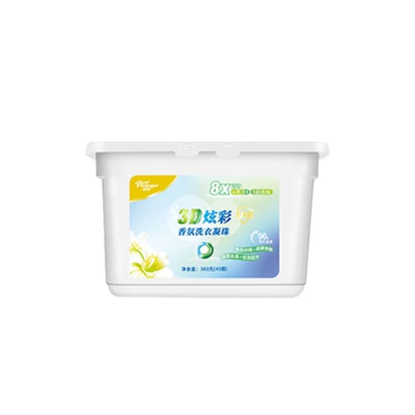 Greenwing 3D Fargerike Duftende Vaskemiddelputer, 3-i-1 Spesial for Maskinvask, Langvarig Duft Vaskeputer, Ny Duft 2-pack