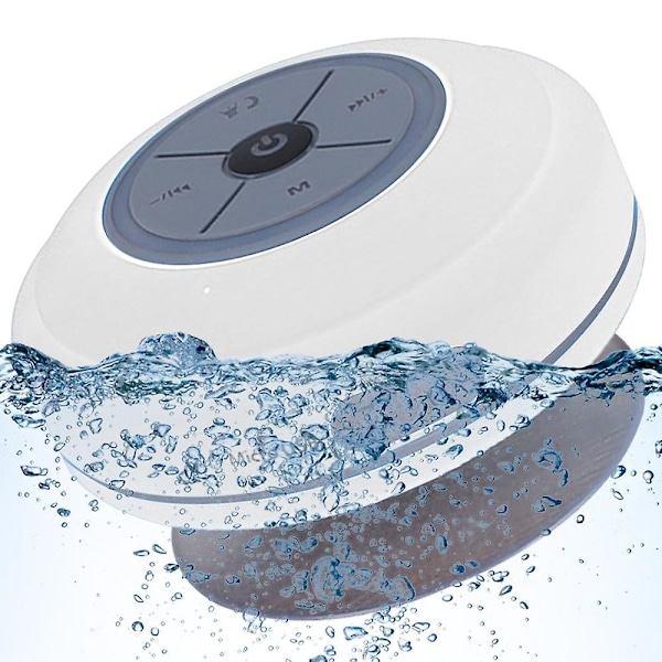 Vattentät Bluetooth LED Duschhögtalare FM-radio