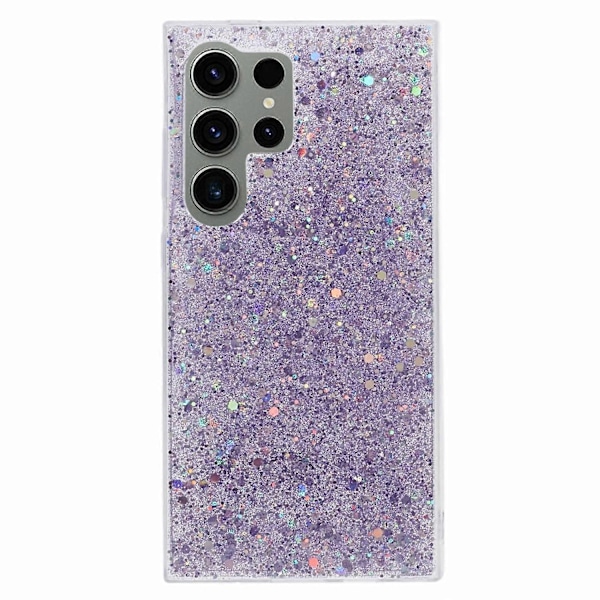 Samsung Galaxy S24 Ultra -kotelo, kiiltävät glitterpaljetit, pehmeä TPU-puhelinkuori