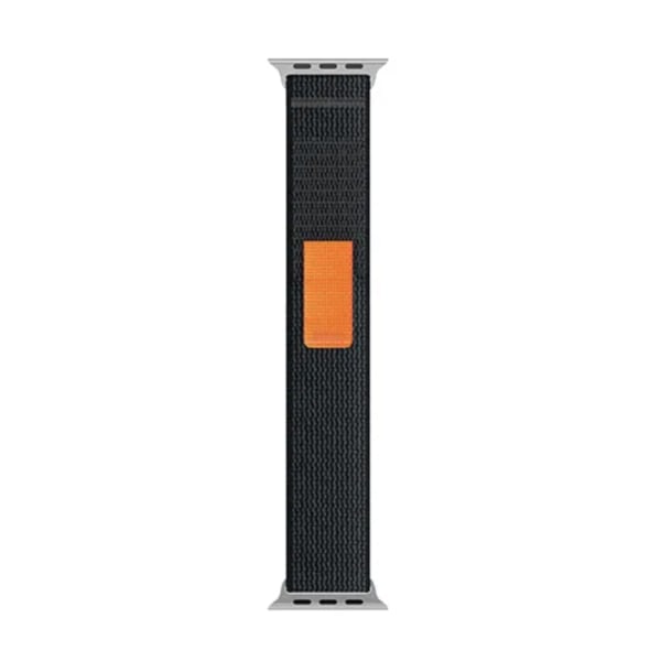 Ranneke Trail-Band Apple Watch 42mm/44mm/45mm/49mm - Kestävä ja mukava, harmaa / oranssi Grey/Orange